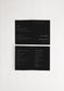 Clara Modern Black Wedding Program Template