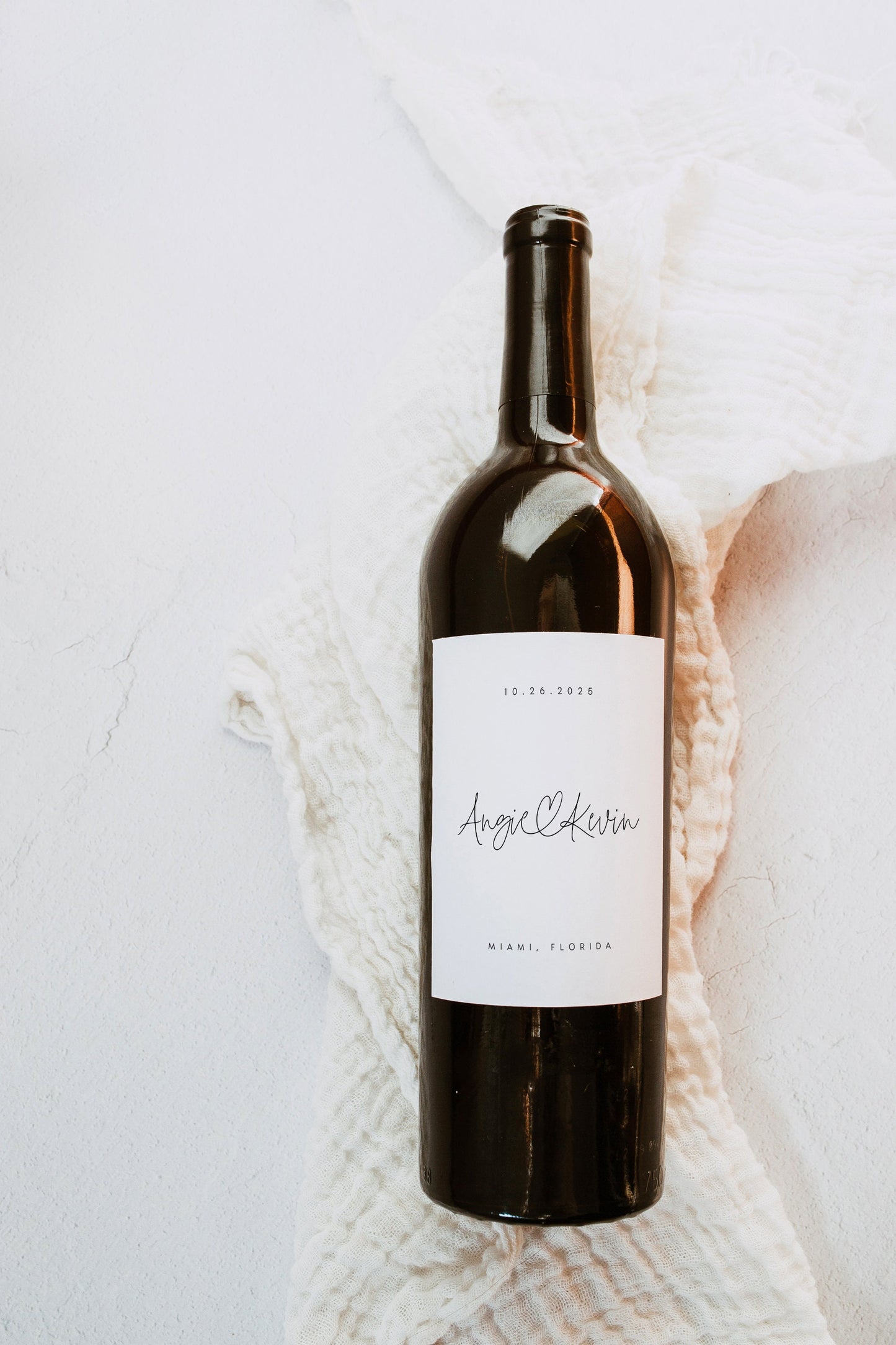 Angie Modern Wine Label Template