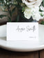 Angie Wedding Place Card Template Modern