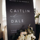 Nina Modern Wedding Welcome Sign Template