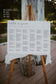 Bonnie Alphabetical Wedding Seating Chart Template