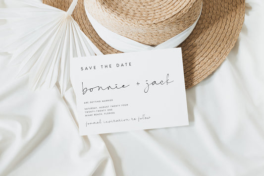 Bonnie Save The Date Template