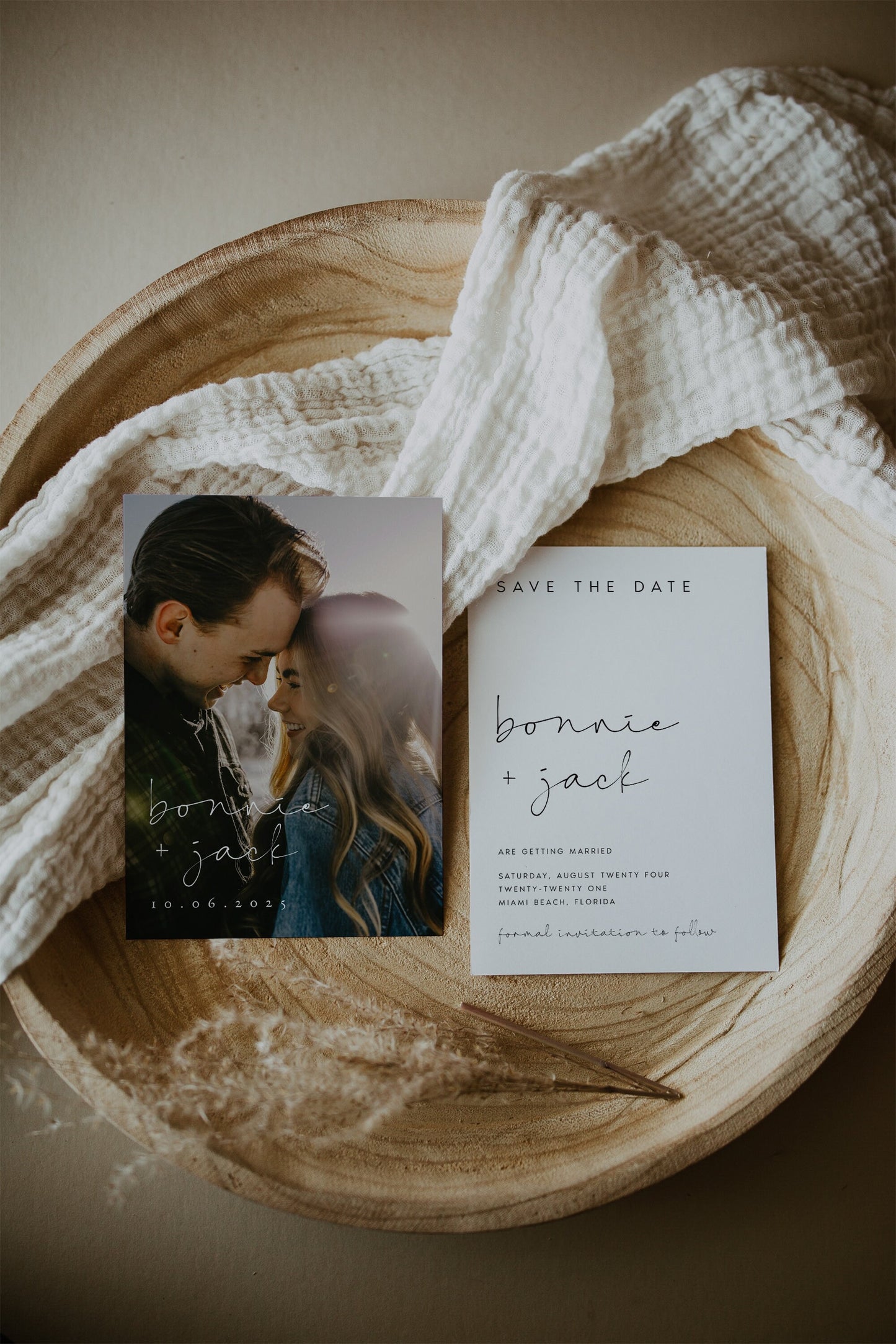 Bonnie Save The Date Template