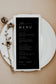 Nina MODERN Wedding Menu Template