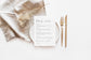 Bonnie Wedding Menu Template