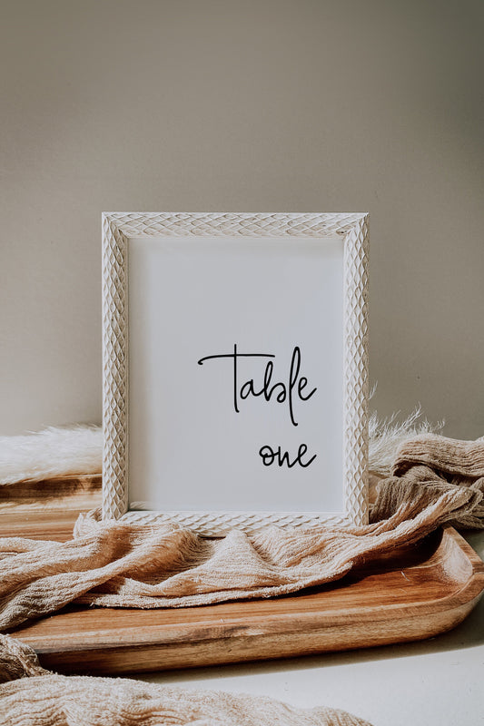 Courtney Table Number Template