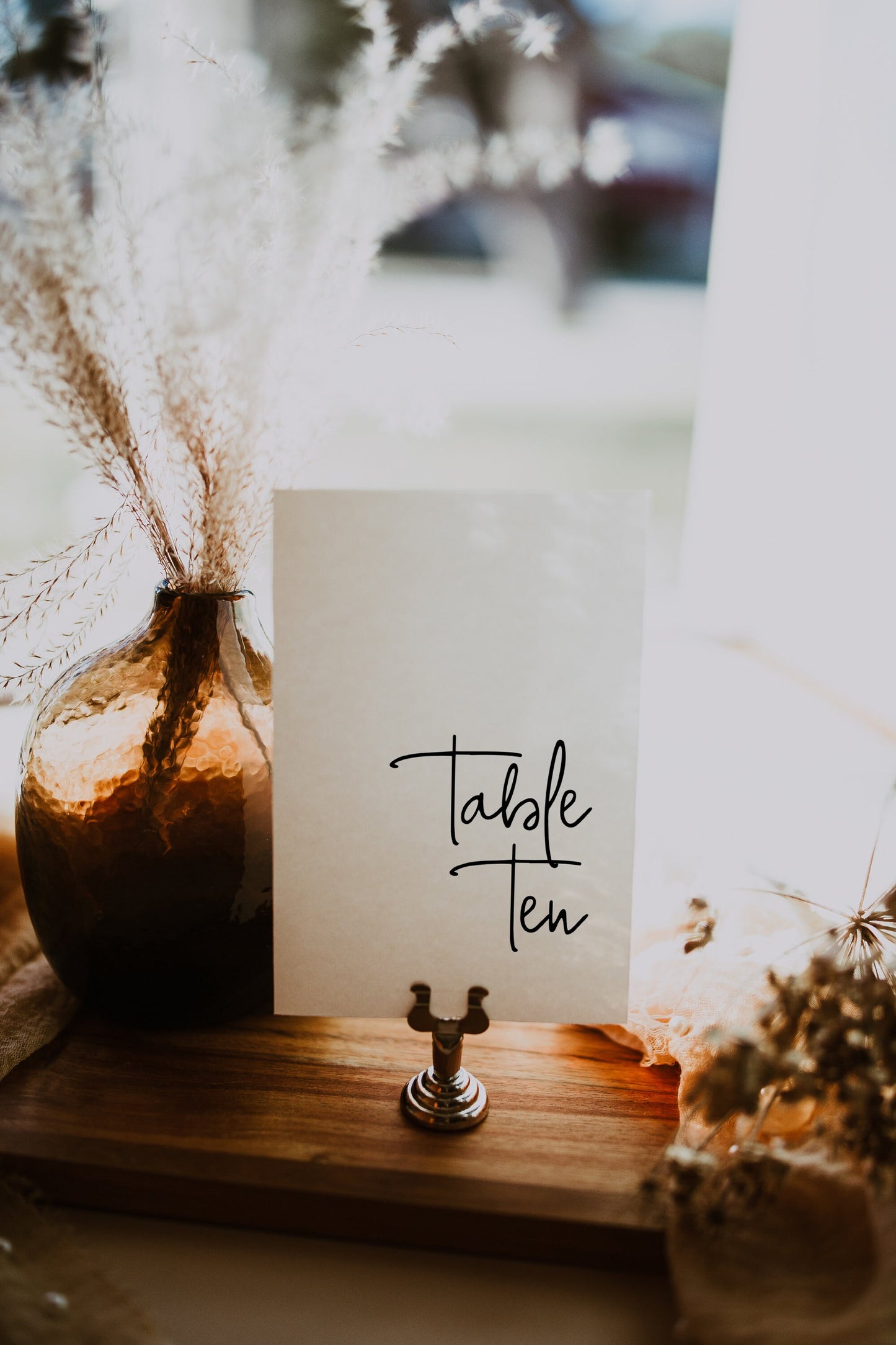 Courtney Table Number Template