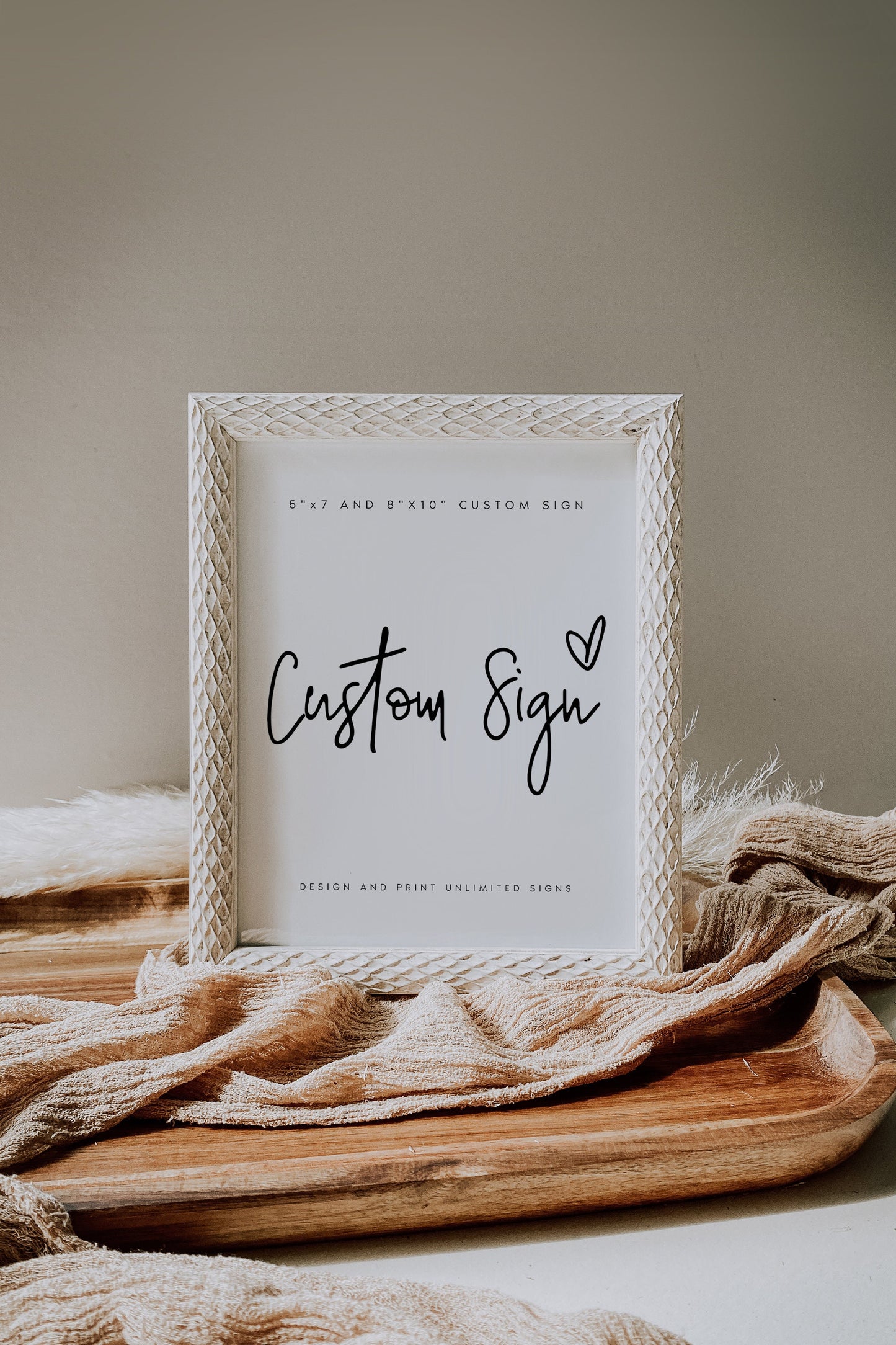 Courtney Modern Wedding Sign Template