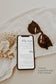 Courtney Modern Wedding Electronic Invitation