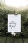 Courtney Minimalist Wedding Welcome Sign