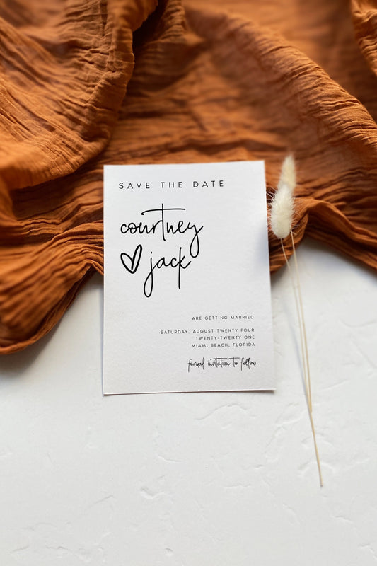 Courtney Save The Date Template