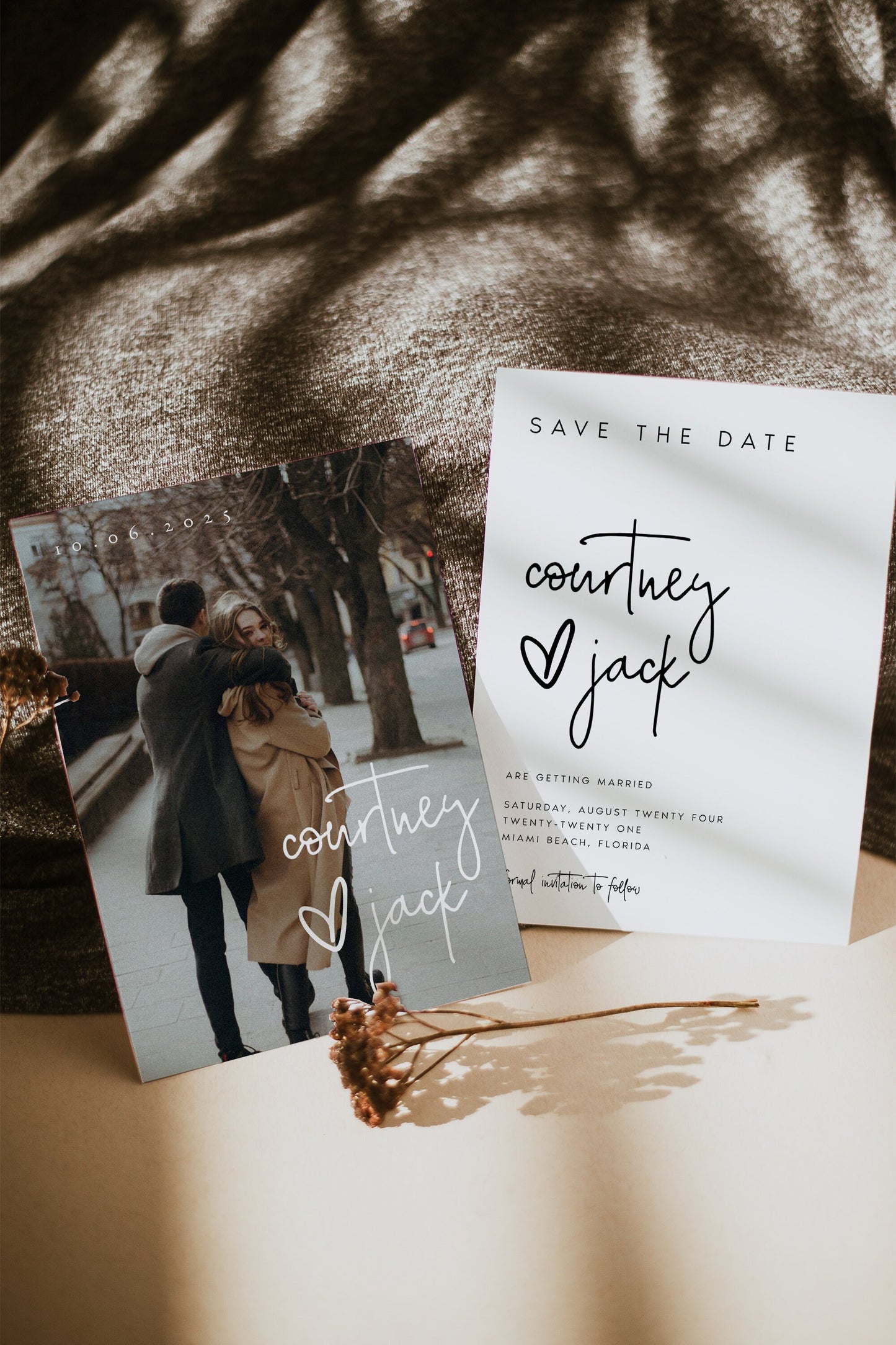 Courtney Photo Save the Date Invitation