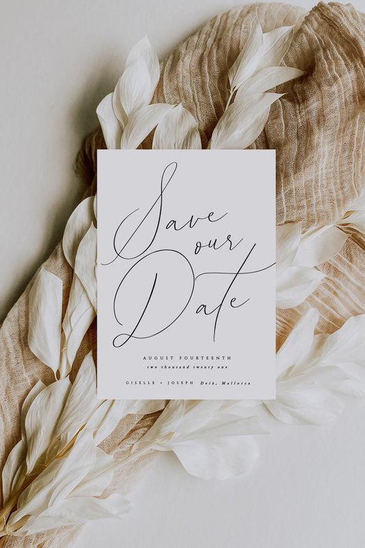 Printable Save the Date Template