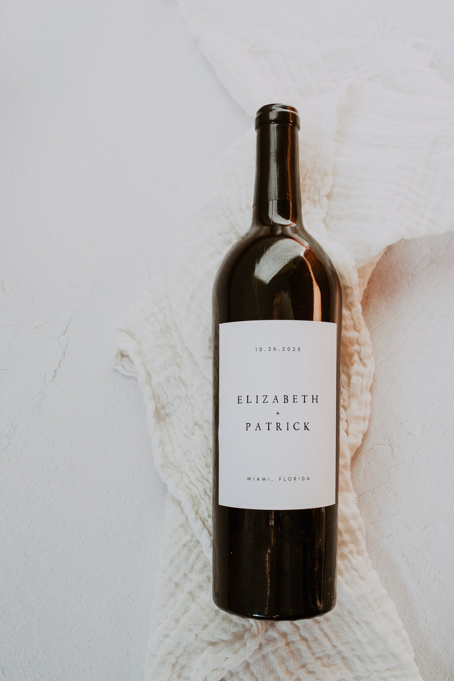 Elizabeth Wine Label Template