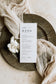 Kate Elegant Wedding Menu Template