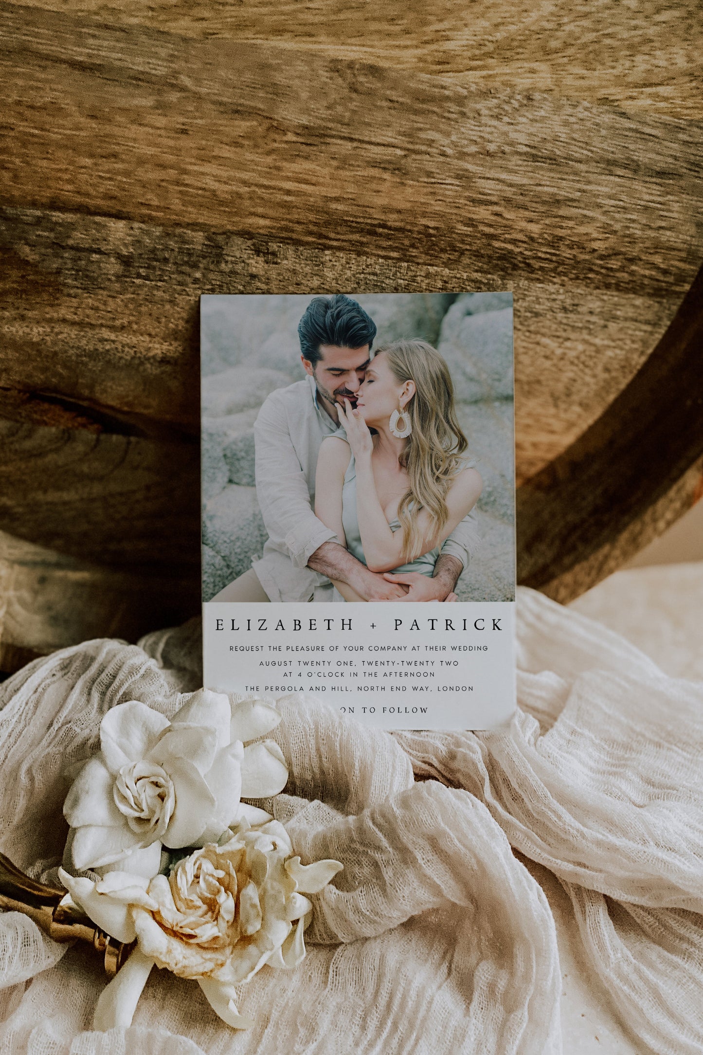 Elizabeth Modern Wedding Invitation Template