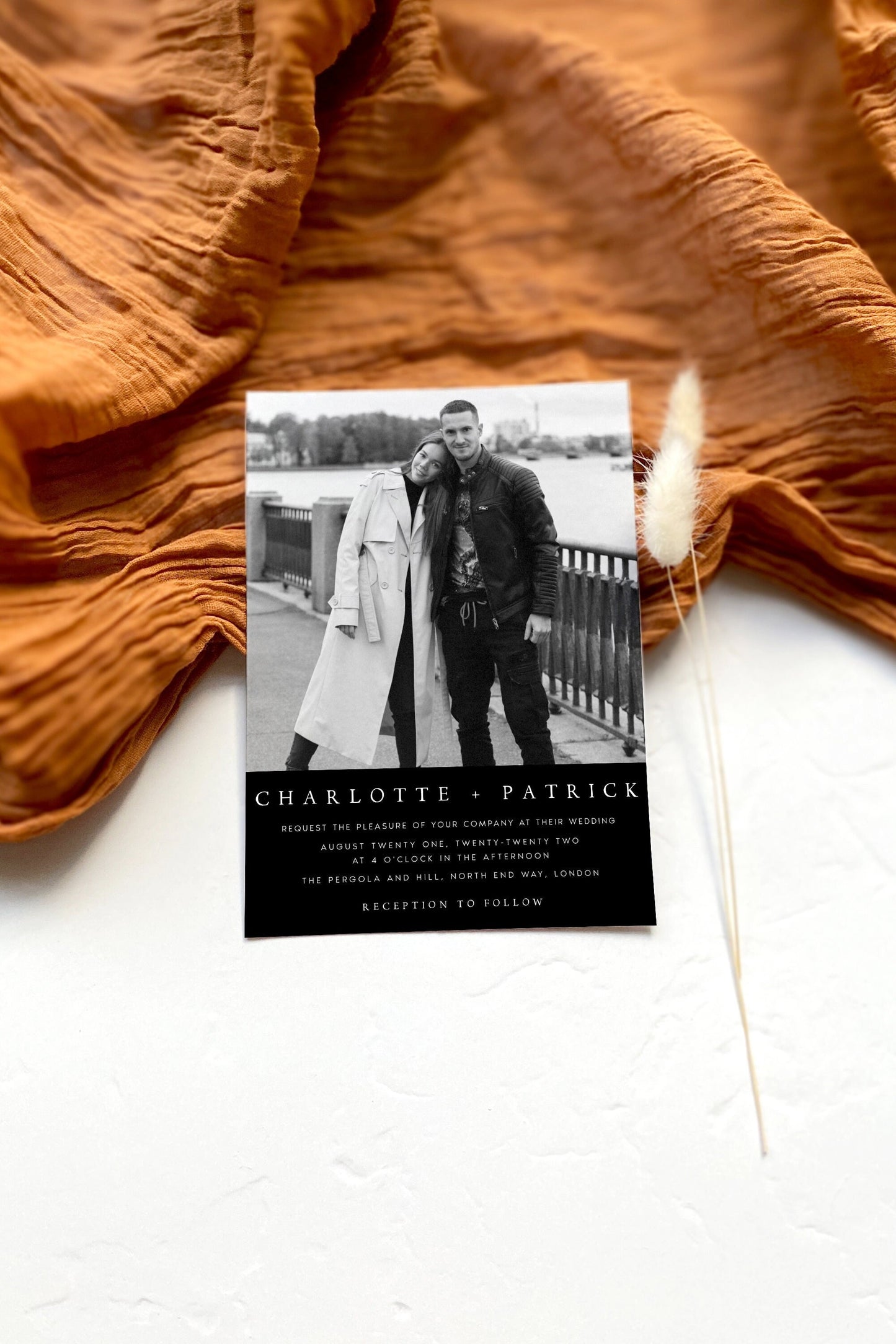 Charlotte Modern Wedding Invitation Template