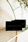 Charlotte Wedding Place Card Template Black