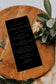 Charlotte Wedding Menu Template with Guest Names