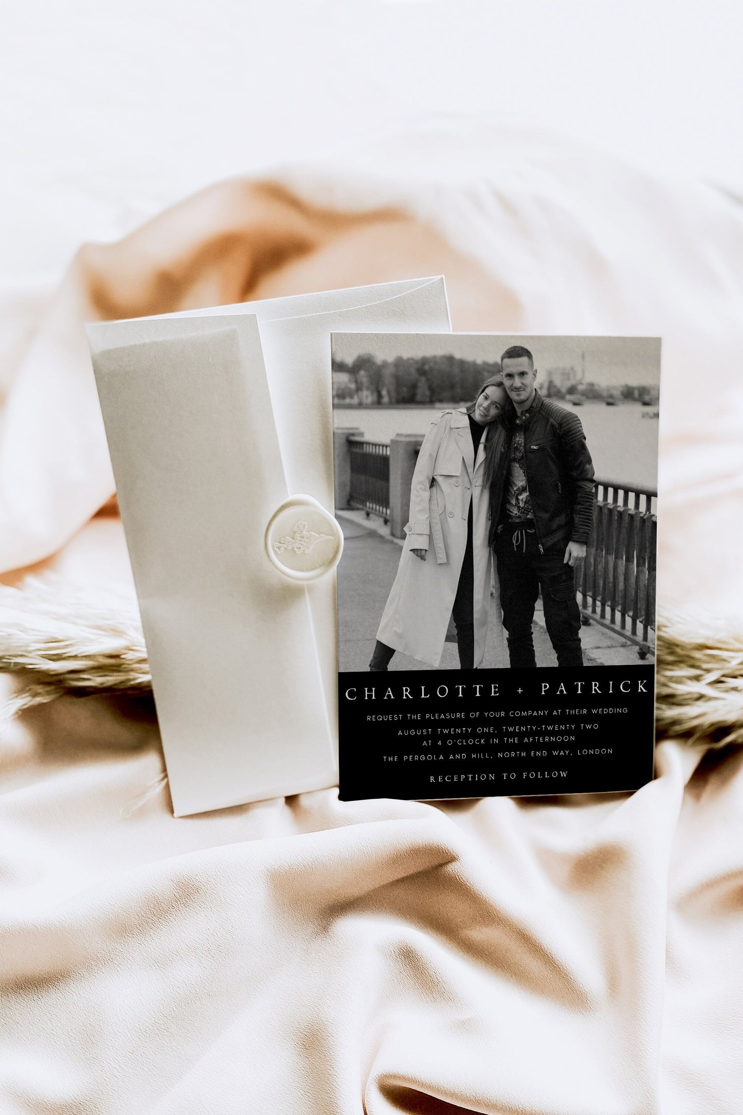 Charlotte Modern Wedding Invitation Template