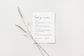 Bonnie Minimalist Wedding Menu Template Script