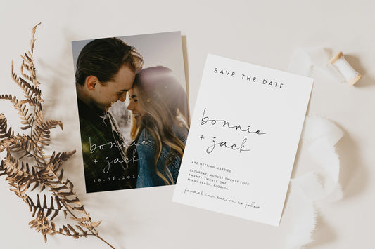 Bonnie Save The Date Template