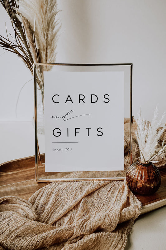 Kate Cards and Gifts Sign Template