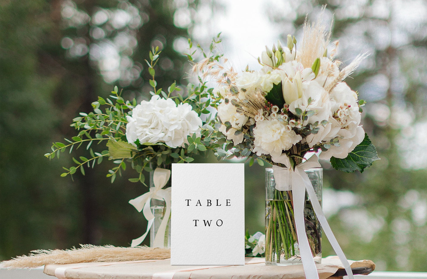 Elizabeth Modern Table Numbers Template