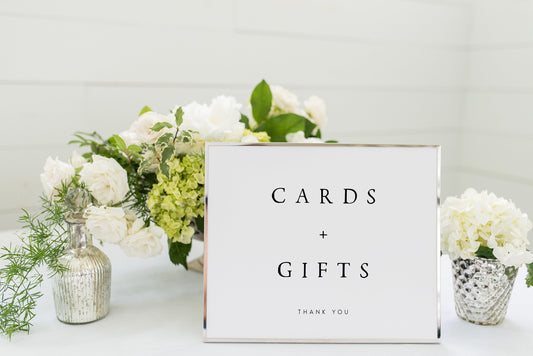 Elizabeth Cards and Gifts Sign Printable Template