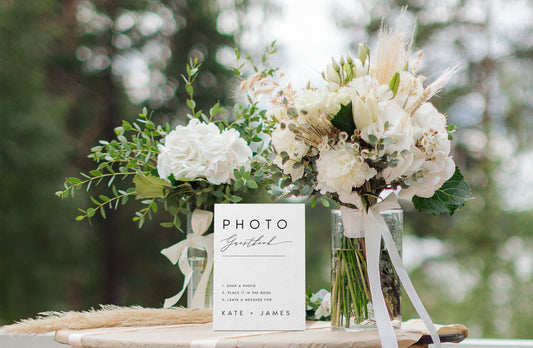 Kate Photo Guestbook Sign Template