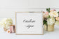 Scarlett Elegant Wedding Sign Template