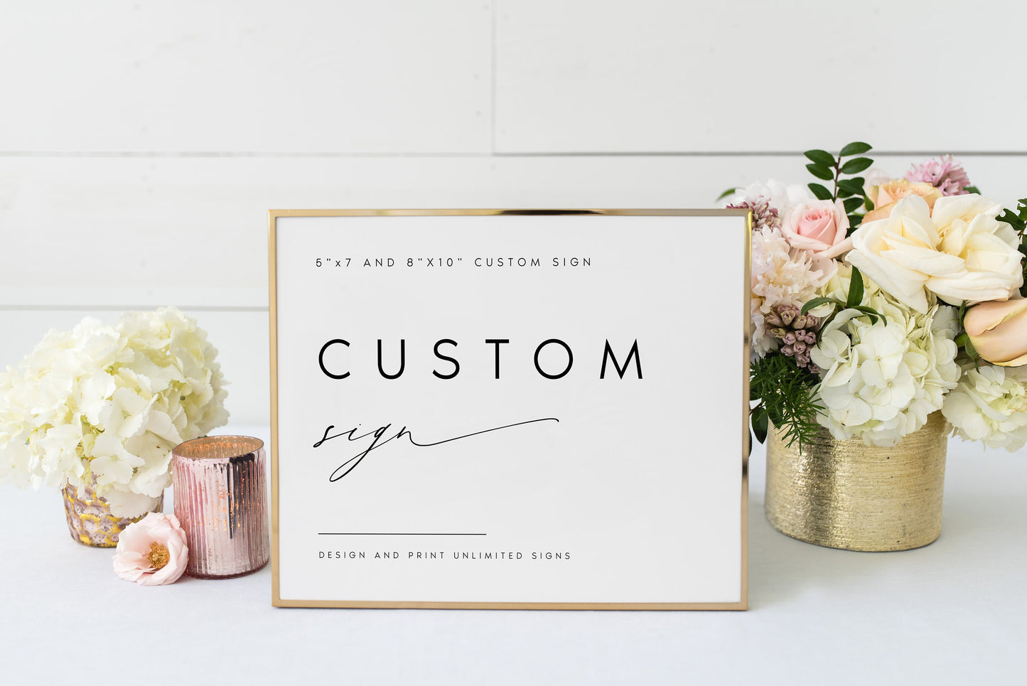 Kate Modern Wedding Sign Template