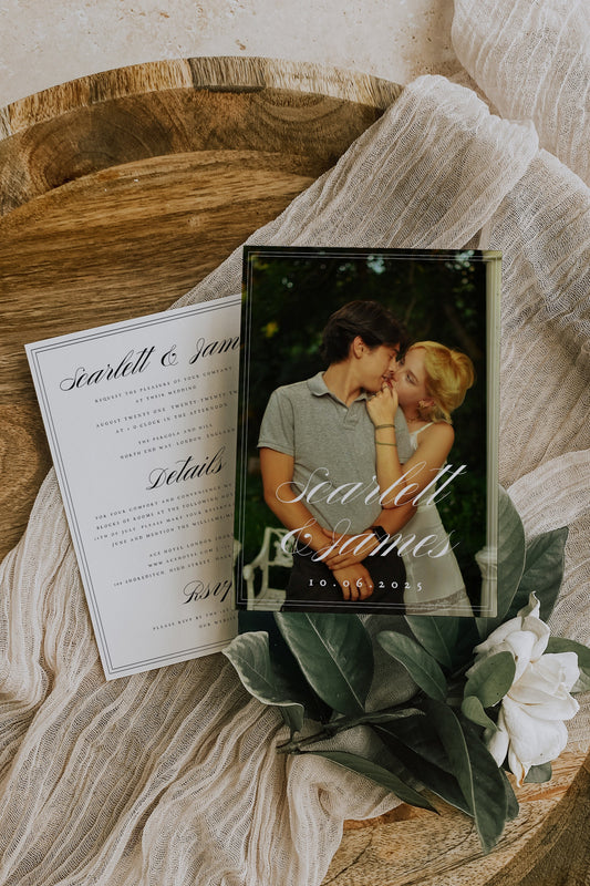 Scarlett Elegant Wedding Invitation Template