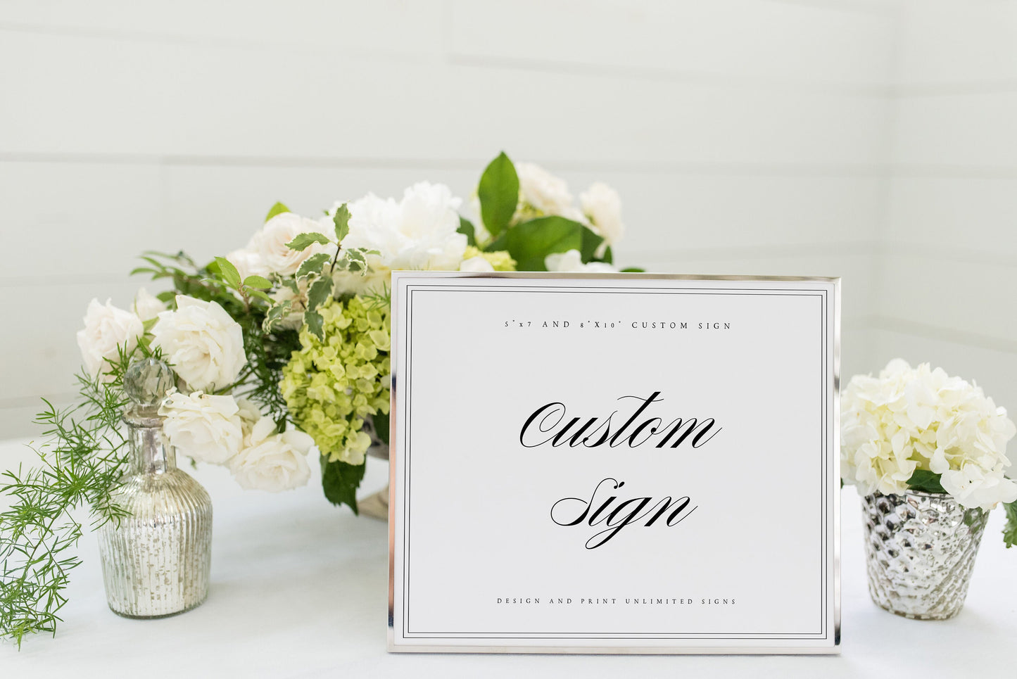 Scarlett Elegant Wedding Sign Template