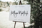 Kathryn Minimalist Wedding Welcome Sign