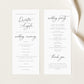 Quentin Classic Wedding Program Template