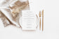 Hannah Modern WEDDING MENU Template