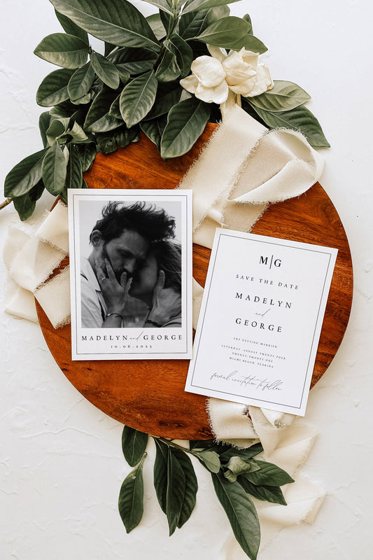 Madelyn Photo Save the Date Invitation Template