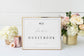 Madelyn Minimalist Guestbook Wedding Sign