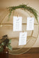 Madelyn Minimalist Wedding Seating Card Template