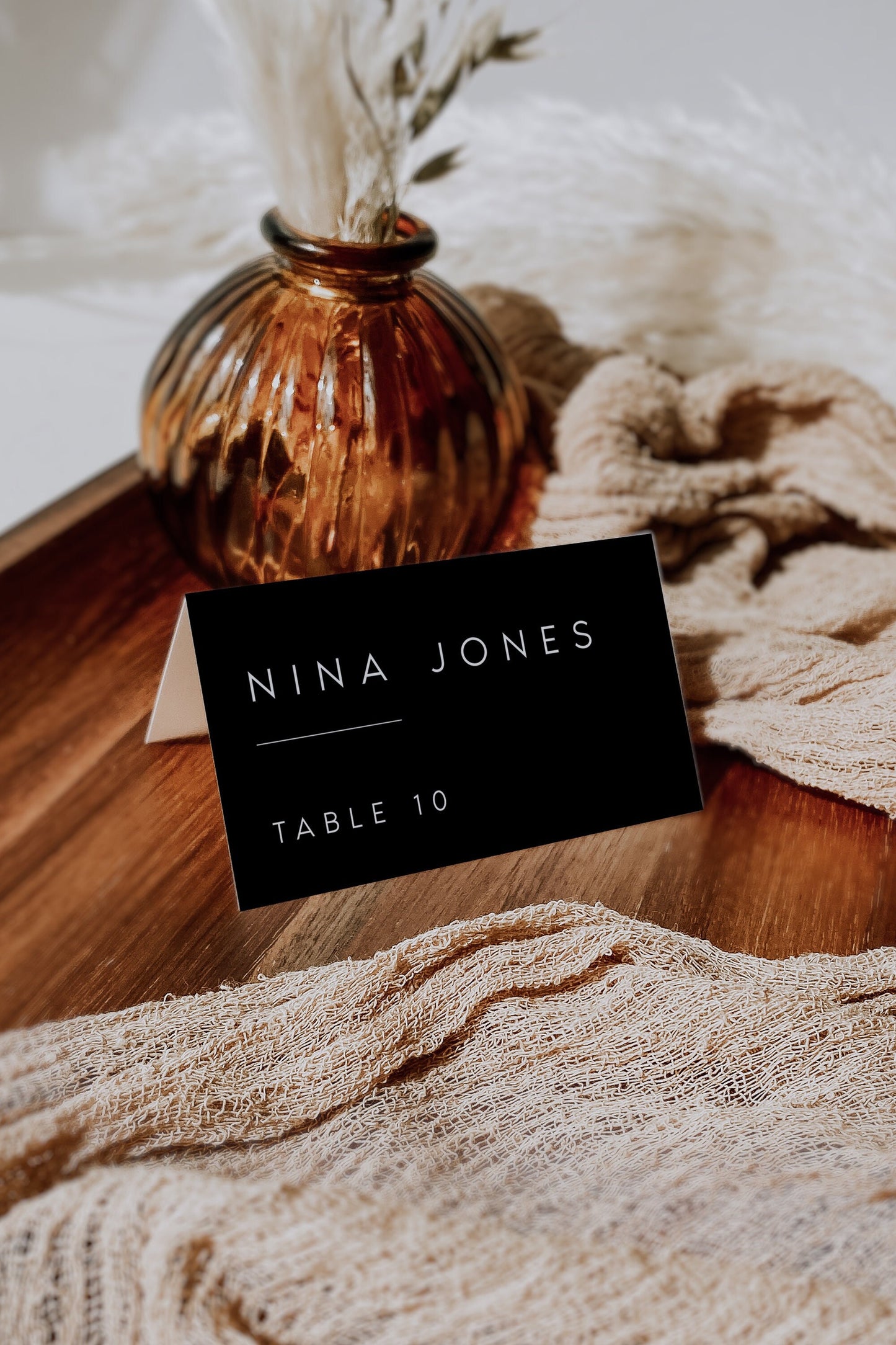 Nina Minimalist Wedding Place Cards