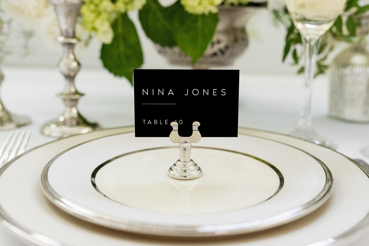 Nina Minimalist Wedding Place Cards