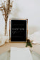 Nina Modern Black Wedding Sign Template