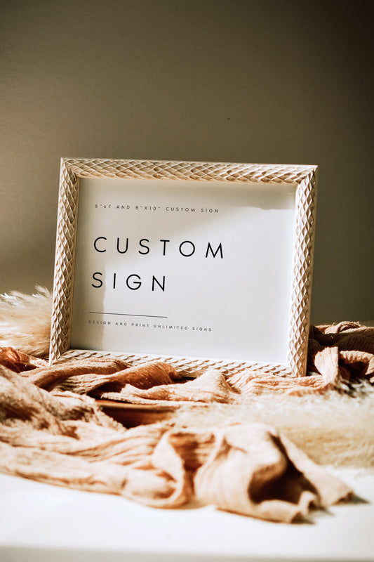 Sarah Modern Wedding Sign Template