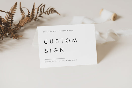 Sarah Modern Wedding Sign Template