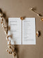 Sarah Modern Wedding Program Template