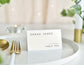 Sarah MINIMALIST Wedding Escort Card Template