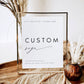 Kate Modern Wedding Sign Template