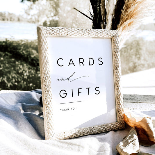 Kate Cards and Gifts Sign Template