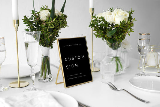 Larissa Minimalist Custom Sign Template